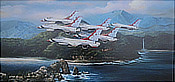 Pacific Thunder - The Thunderbirds - Aviation Art by Rick Herter